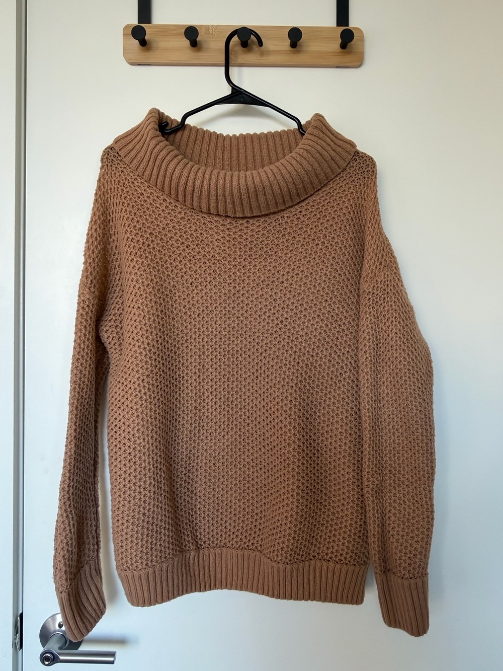 Petal & Pup Tan Chunky Cowl Sweater